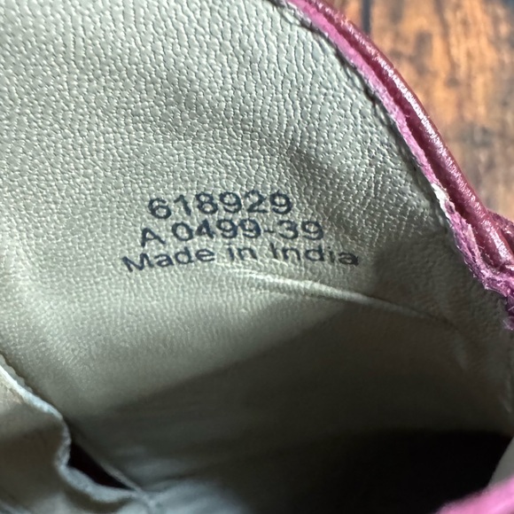 BODEN Stratford Leather Ankle Boots in Red Merlot EU 39 / US 8 - Picture 10 of 14